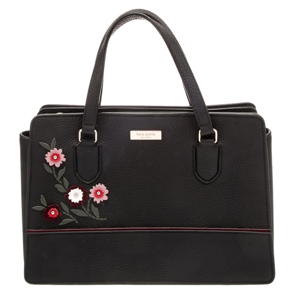 Kate Spade Reese Floral Leather Satchel NWOT - Picture 16 of 16